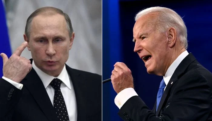 Presidents Biden and Putin in Single Combats